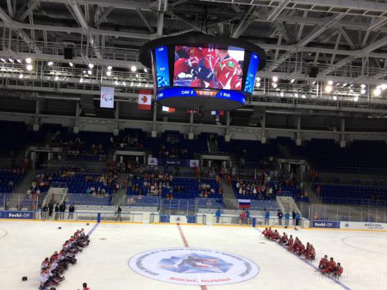 Турнир четырех наций по следж-хоккею в Сочи Канада-Россия