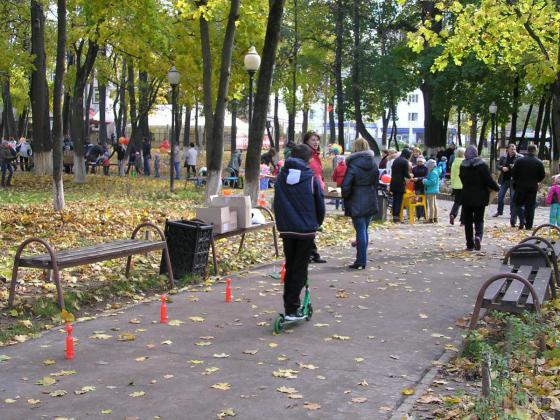 В парке имени Талалихина 6 октября 